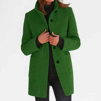 Mary - Women's coat with high collar