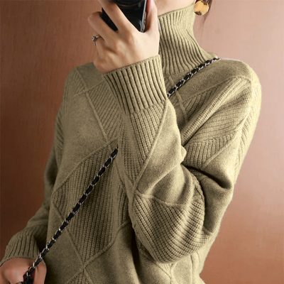 Martha - Diamond Knit Sweater