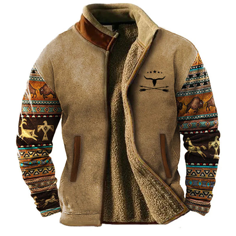 Oliver - Casual fleece jacket for men