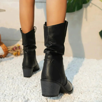 Elizabeth - Western Slouch Boots